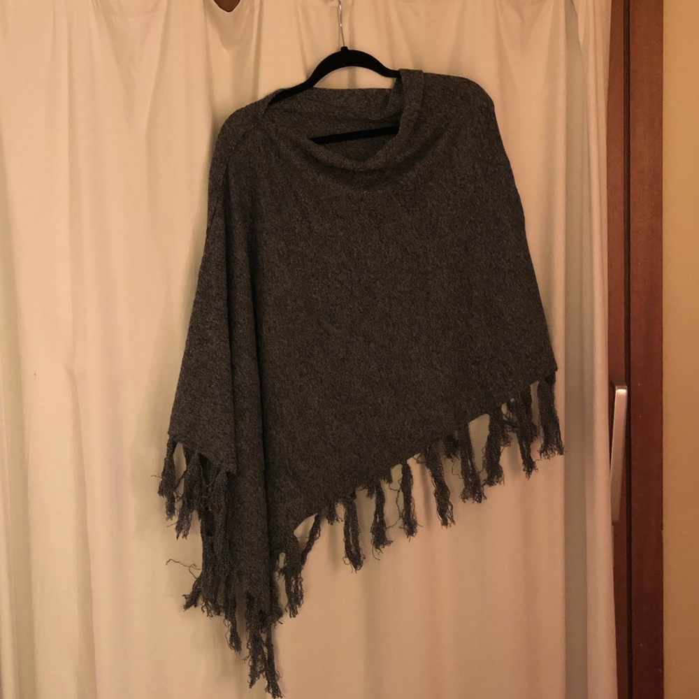 27 Miles Malibu Chumash Cashmere Fringe Poncho